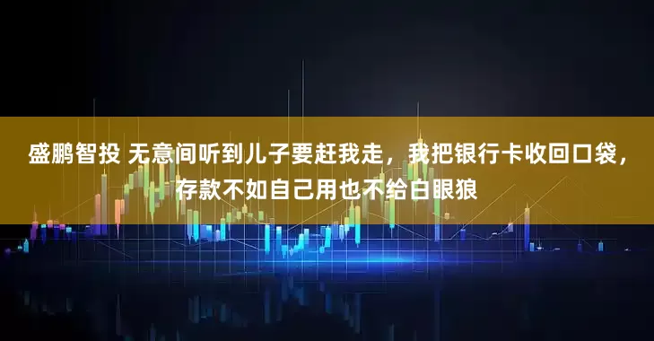 盛鹏智投 无意间听到儿子要赶我走，我把银行卡收回口袋，存款不如自己用也不给白眼狼